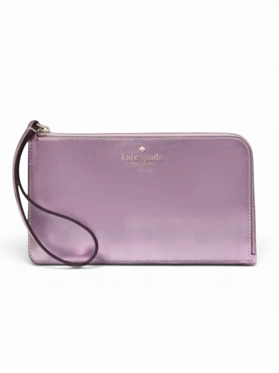 kate spade Handbags - Kate Spade Lucy Medium L- Zip Wristlet in Quartz Pink